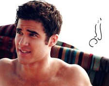 Darren Criss Signed Autograph 8x10 Photo GLEE Hot Sexy Actor Shirtless Pose COA