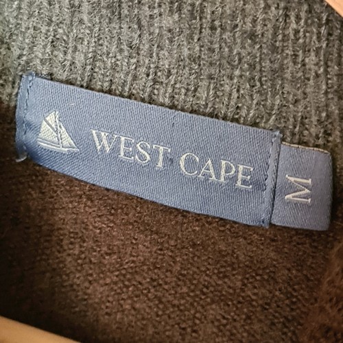 West Cape Brown 1/4 Zip Sweater Men's Size Medium  - Bild 4 von 7