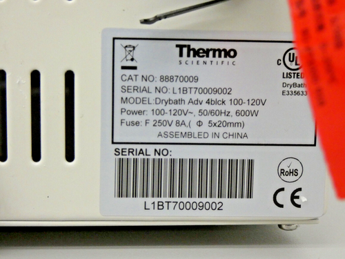 Thermo Scientific 88870009 Touchscreen Trockenbad/Blockheizung, 3 Blöcke 1,5/2 ml - Bild 9 von 15