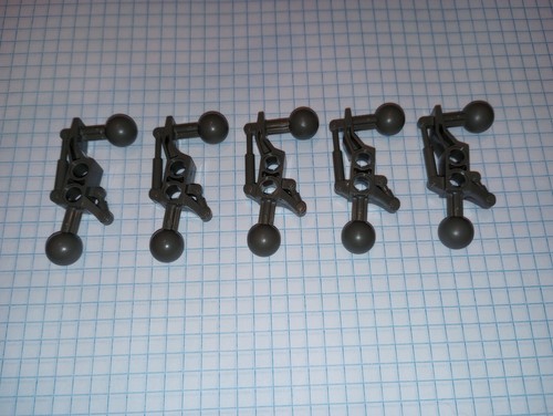5 Dark Gray Lego 32173 Star Wars Mindstorms Bionicle 5 pcs leg arm Technic ball - Picture 3 of 24