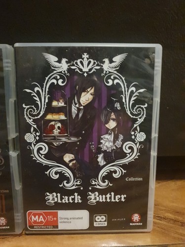 Black Butler Collection 1 & 2 DVD’s Region 4 MADMAN ANIME 4-DISCS EPISODES 1-24 - Picture 4 of 6