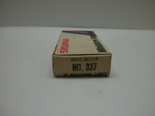 SYLVANIA 337 MINIATURE LAMP BULBS S5.7S9 BASE 6.30V 0.2A 1.26W (LOT OF 10) NIB