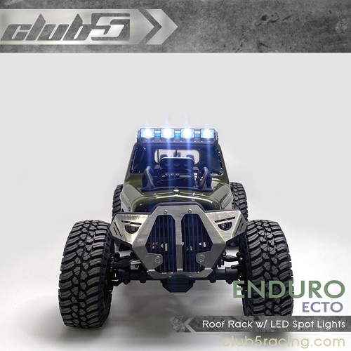 Roof Rack w/ LED Spot Lights for Enduro Ecto Trail Truck - Picture 12 of 12