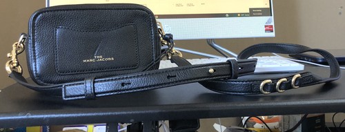 Marc Jacobs The Softshot Leather - Umhängetasche schwarz (kleine Beschädigungen) - Bild 6 von 6