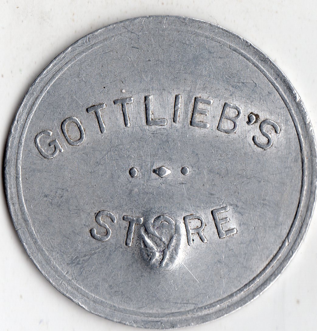 HOSMER SOUTH DAKOTA GOTTLIEB'S STORE 1.00 MERCHANT GOOD FOR TRADE