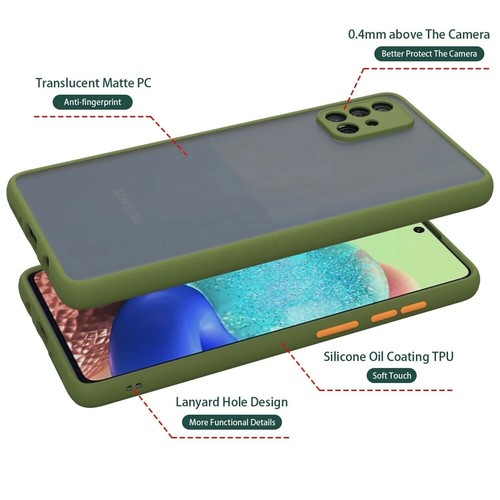 Shockproof Matte Case Cover For Sasmung S22 S21 S20+ FE Ultra A22 A42 A51 A71 5G - Picture 2 of 22