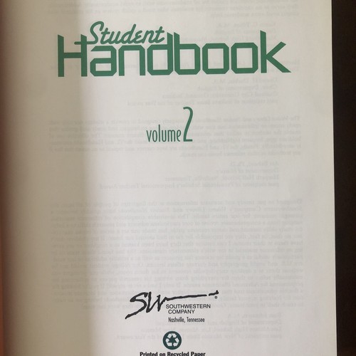 Student Handbook Lot Volumes 1, 2 and 3 Southwestern & Co Hardcover Textbooks - 第 11/15 張圖片
