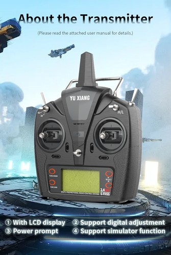 YXZNRC F11 AH-64D Apache 6-Axis 3D 2.4G 6CH Flybarless RC Hubschrauber 2 Akkus - Bild 16 von 23