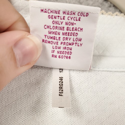 New Go Softly Robe Womens Medium Tie Front Light Blue Rose Embroidery NWT READ - Picture 7 of 14