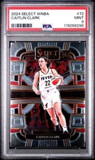 2024 Panini Select WNBA Silver Prizm #72 Caitlin Clark Fever RC Rookie PSA 9