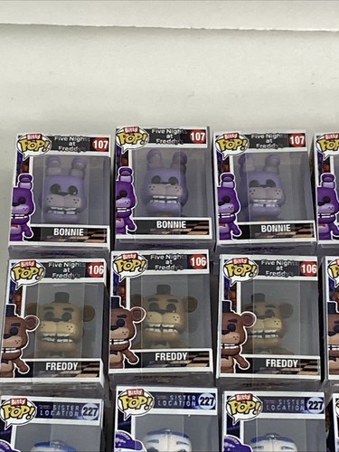 Funko Bitty Pop Five Nights at Freddy's FNAF Konvolut Lot 54 Chica Bonnie Foxy - Bild 2 von 7