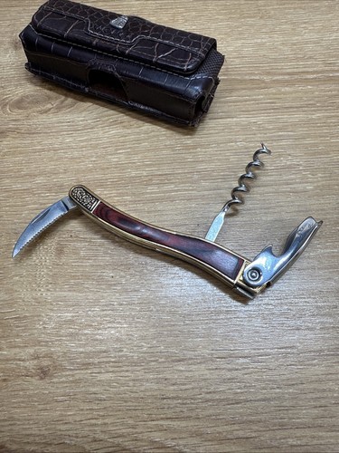 Trudeau Laguiole rot Stallholz Kellnerkorkenzieher mit Etui - Bild 4 von 10