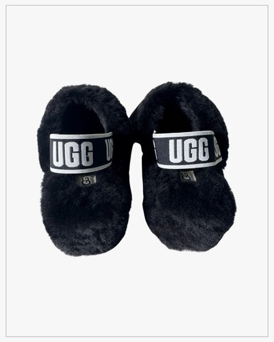 UGG Women's Black Open Toe Slip-On Slide Slippers - BRAND NEW, NEVER WORN - Picture 3 of 6