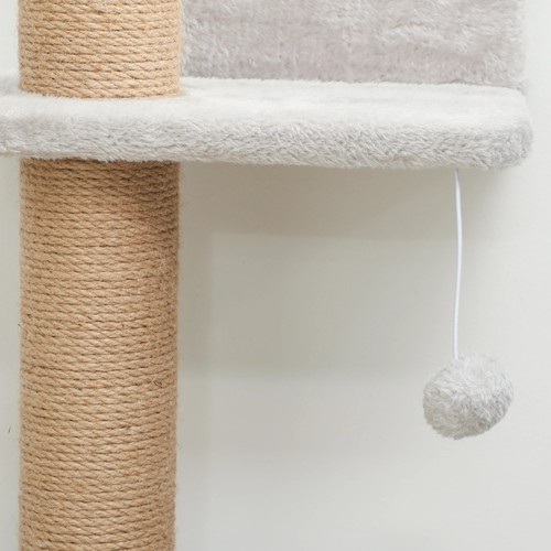 Wall Mounted Cat Shelves with 4 Climbing Platforms for Indoor, Light Grey Xmas - Picture 5 of 6