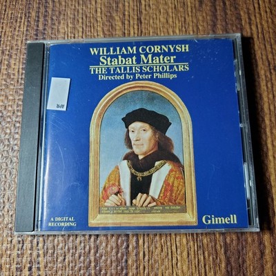 William Cornysh - Stabat Mater CD 1988 The Tallis Scholars Classical Gimell