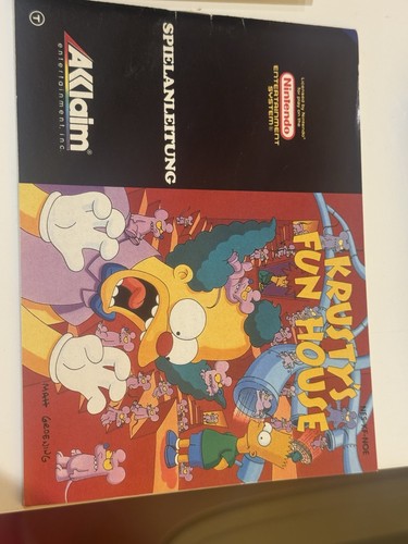 Nintendo NES Spiel - The Simpsons - Krusty's Fun House - NOE - PAL-B - OVP CIB - Bild 6 von 7