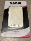 1 oz .999 Silver Bar Nadir Metal Rafineri Sealed in Assay Card & Serialized