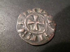 France Philippe II Auguste Denier Parisis Montreuil sur Mer DY#170 (TTB+)