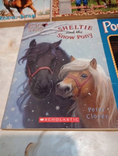 Lot Of 8 Horse Themed Children's Books Thoroughbred/Saddle Club/Pony... - Foto 8 di 9