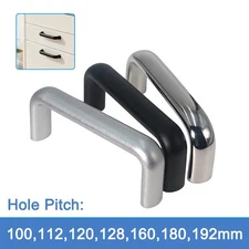 Elliptical U-Shape Aluminium Handles Industrial Cabinet Door Push Pull Handle