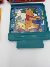 Set of 2 Sega Pico Game Cartridges 1994 Mickey and Pooh Disney  In Boxes