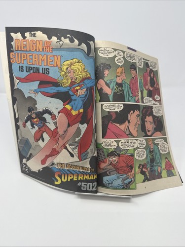 Superman: The Man of Steel #23 DC | Reign of the Supermen ft. Superboy - B&B - Picture 7 of 7