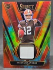 SHEDDEUR SANDERS 2025 PANINI SELECT TIE-DYE RELIC/PATCH RC 12/25 JSY# BROWNS