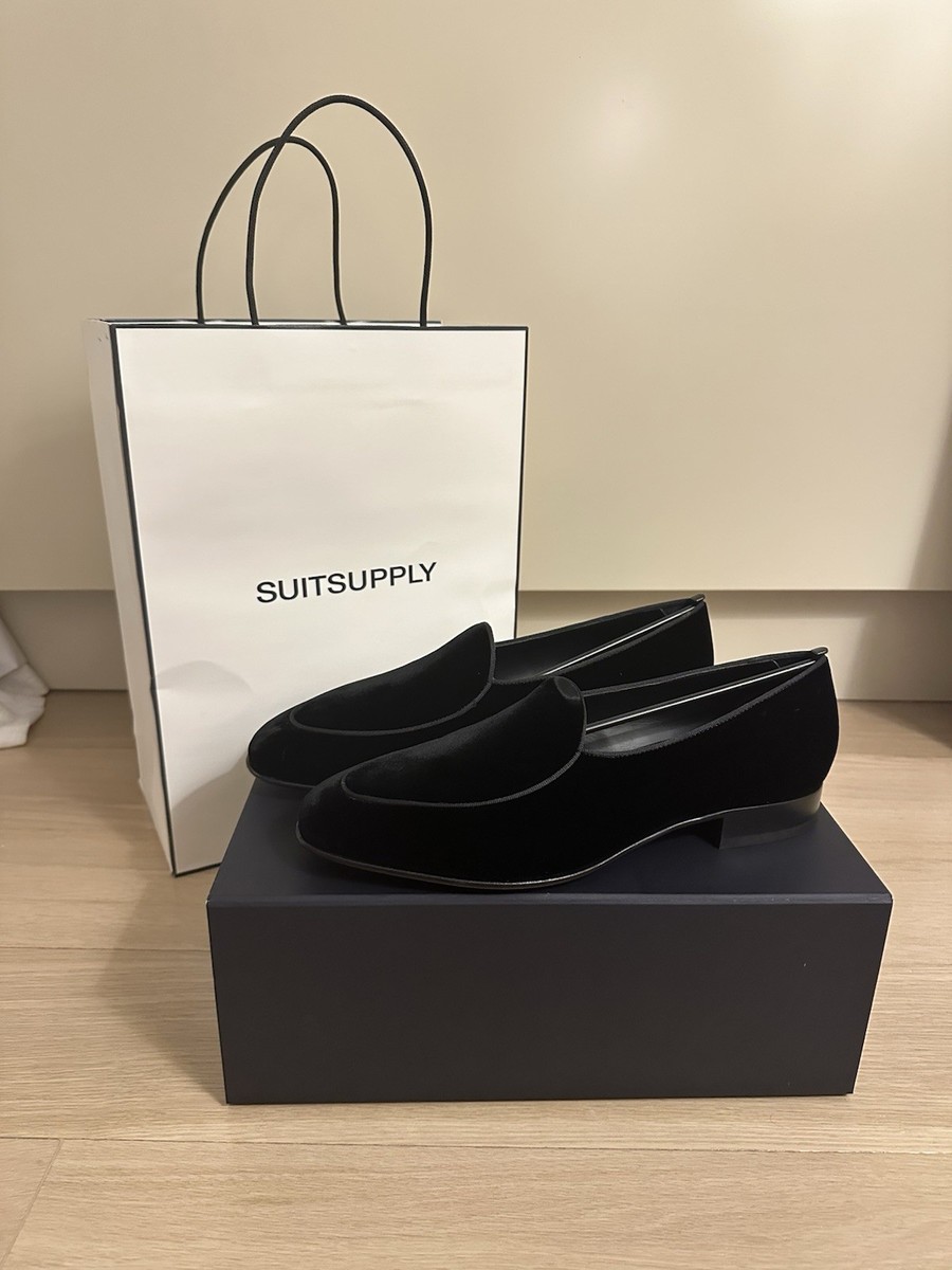 Suit Supply Black Velvet  Mens Tuxedo Loafers UK 10 Us 11 Men main image 3