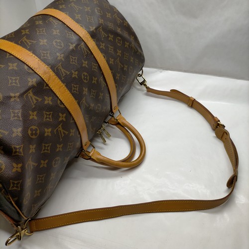 Louis Vuitton LV Boston Bag Keepall Bandouliere 50 Brown Monogram 1164194 - Picture 4 of 9