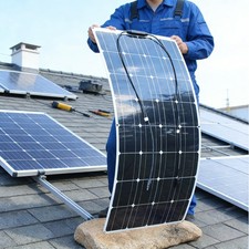300W Watt Flexible Solar Panel Portable Mono ...