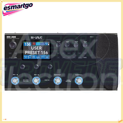 M-Vave MK-300 Guitar/Bass Effects Processor - BT, 360+ Effects, IR, Mobile App