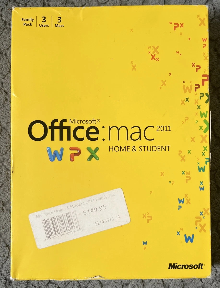 正規品　Microsoft Office 2011 Mac版　&student Microsoft Office For Mac 2011 for sale - eBay