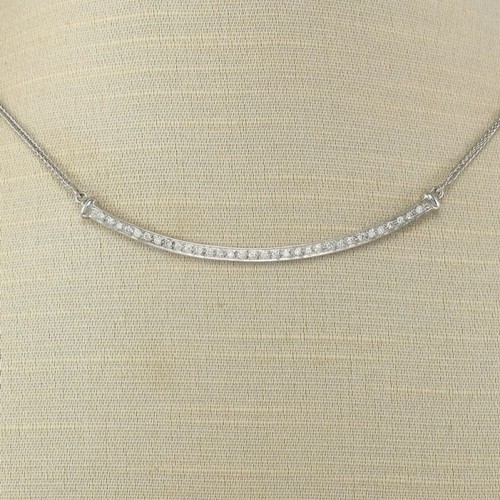 Girocollo GIANNI CARITA' con Diamanti Ct 0,32 G color - Oro bianco 18 Kt - Picture 2 of 5