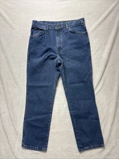 VINTAGE H.I.S HIS Jeans Mens 34x30 Blue Made USA Denim