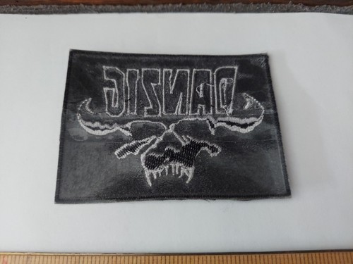 Vintage DANZIG Skull 3"x4" Iron-On Patch New Old Stock - Picture 8 of 10