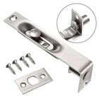 Edelstahl Sicherheit Türschutz Hebel Riegel 4 Zoll bündig Bolzen (silber)