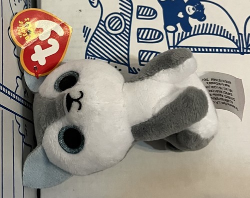 Neu McDONALDS TY TEENIE BEANIE BOO Timber Husky #3 Plüschpuppe Happy Meal Spielzeug Hund - Bild 3 von 16