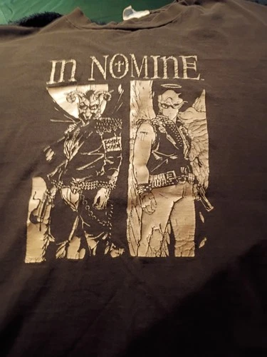 PRE-RELEASE '96 IN NOMINE GLOW IN THE DARK PRE-OWNED XXL (50-52) T-SHIRT RARE - product listing photo