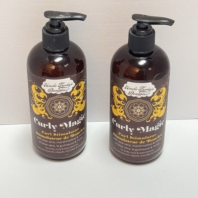 2x Uncle Funky s Daughter Curly Magic Curl Stimulator Gel 12 oz Kinky Wavy 2 Btl