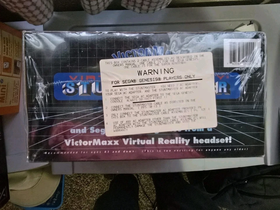 VictorMaxx STUNTMASTER Virtual Reality VR Sega Genesis Super Nintendo SNES NOS - Image 2 of 4