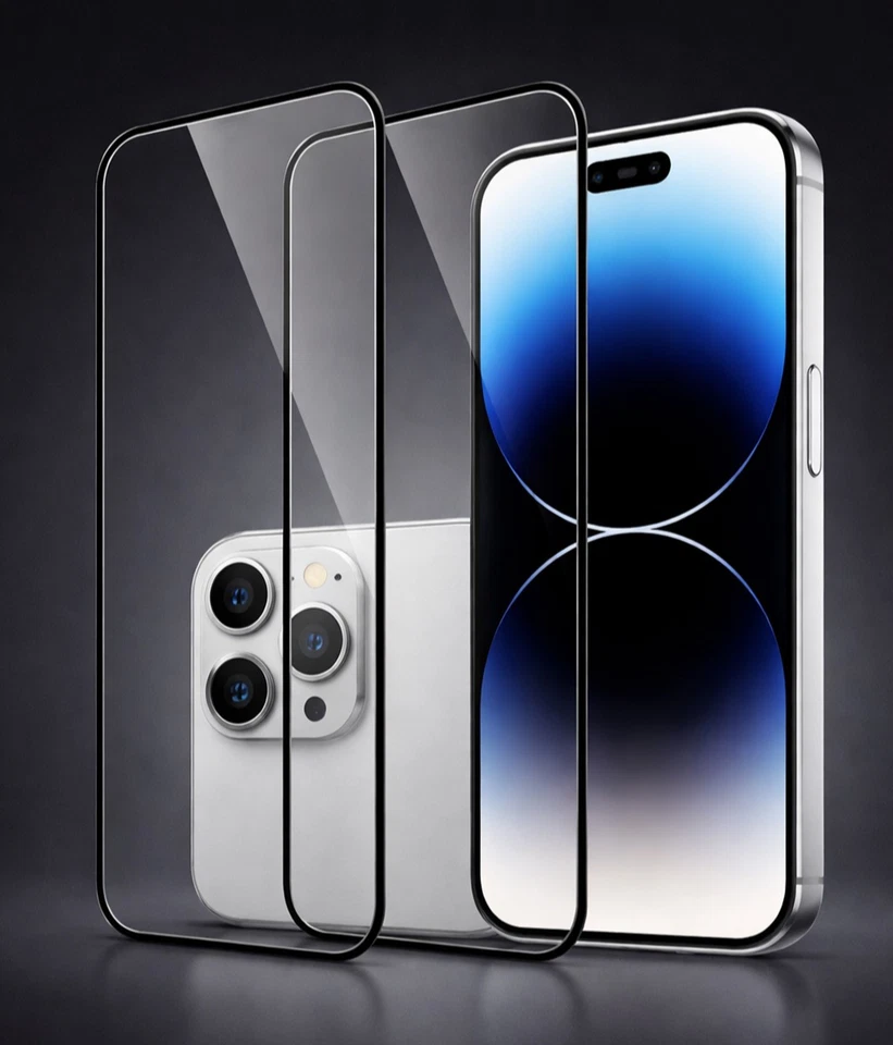 SUDOXX 2X Display Full Panzerfolie Schutzglas für iPhone 17 16 15 14 13 12 11 Pro Max