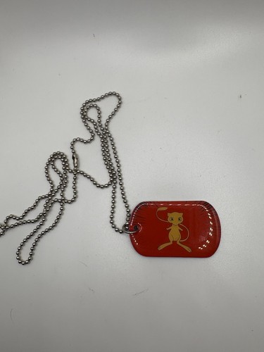 Vintage Pokemon Mew #151 Schlüsselanhänger 1999 Nintendo Dog Tag Spiel Freak - Bild 1 von 4