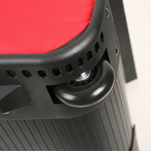 Orlimar Traveler 6.0 Wheeled Golf Travel Cover, Black/Red - Picture 3 of 4