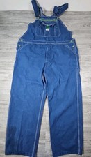 Liberty Bib Overalls Mens 44x30 Denim Workwear Trucker Carpenter Utility Farmer