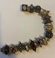 Victorian Slide Charm Bracelet by Sweet Romance USA