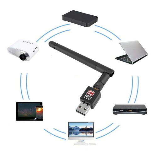 RTL8188ETV150M Wireless Network Adapter 150Mbps USB2.0 WIFI Receiver Ada NEW - Afbeelding 8 van 11
