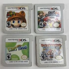 Nintendo 3DS DS 4 Game Bundle Super Mario Bros 3d Smash Paper Star Yoshi Island