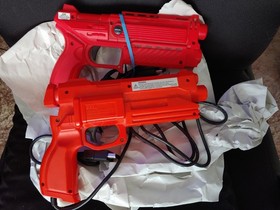Light Guns for the Sega Saturn and Playstation 1 PS1 NUBY - Tested working.