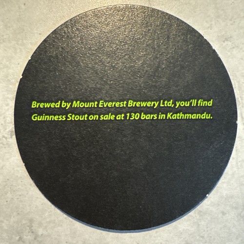 Guinness Bierdeckel Coaster Beermat von 2007 BBCS X1435 - Bild 2 von 2