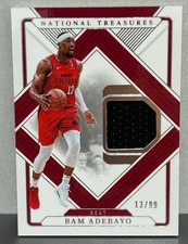 Bam Adebayo 2024-25 Panini National Treasures Threads Jersey /99 #TT-BAM